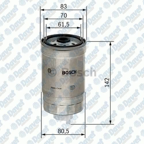 BOSCH 1457434510 Dizel Yakit Filtresi Accent 1.5 Crdi Magentis 2.0 Crdi Pride 1.5 Tci-U Rio 1.5 Crdi Santa Fe 2.0 Crdi